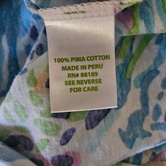 Lilly Pulitzer Multi color Cap Sleeve T-shirt Dress size S - Picture 7 of 7